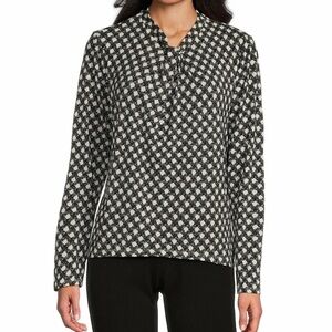 Investments Elegant Black and White Women's Top